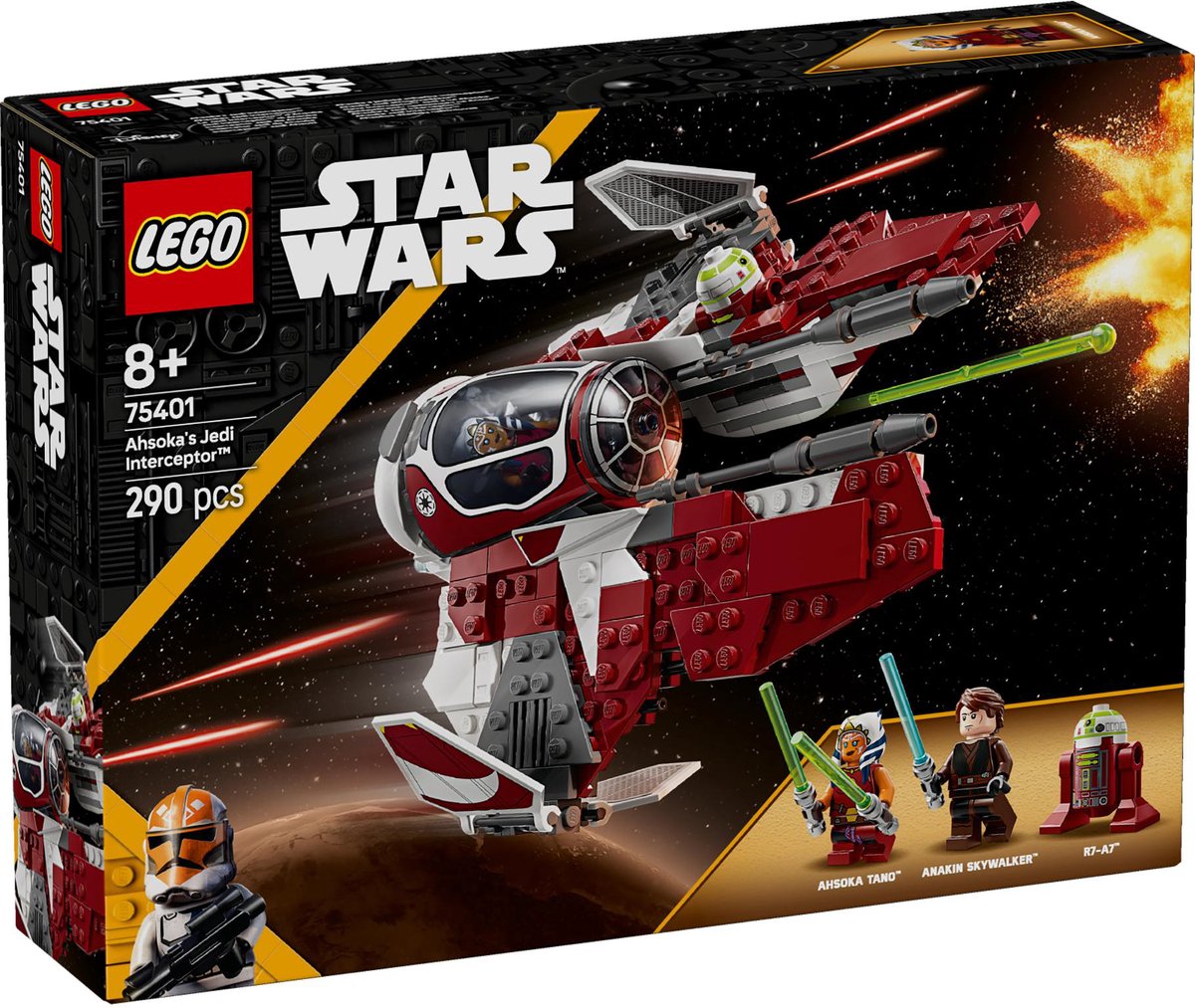 LEGO star wars™ ahsoka's jedi interceptor™ 75401
