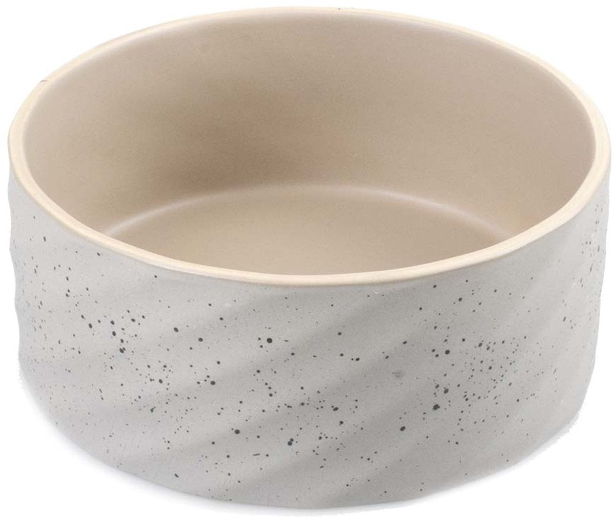 Duvo Plus dinner time eetkom stone wavy dune l-2100ml-21.5x21.5x8cm grijsgroen