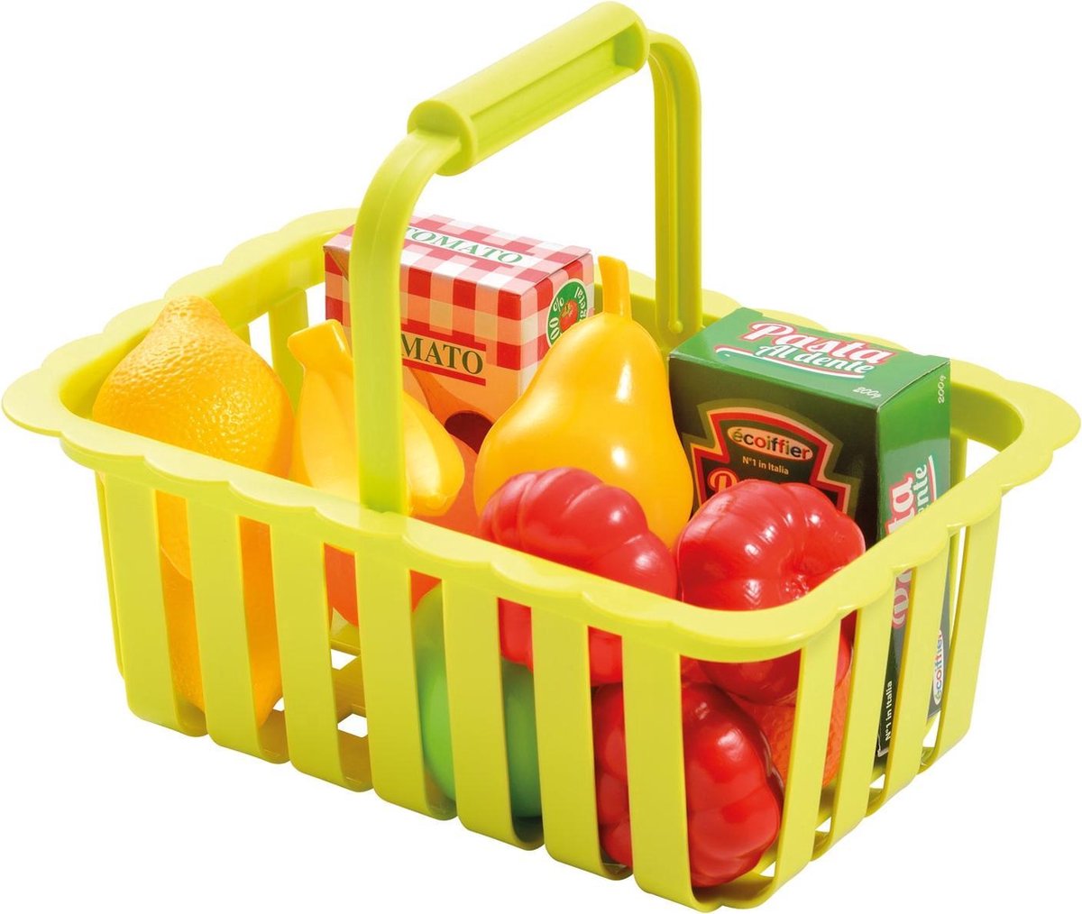 Ecoffier Ecoiffier speelgoed winkelmandje met accessoires - rollenspel.