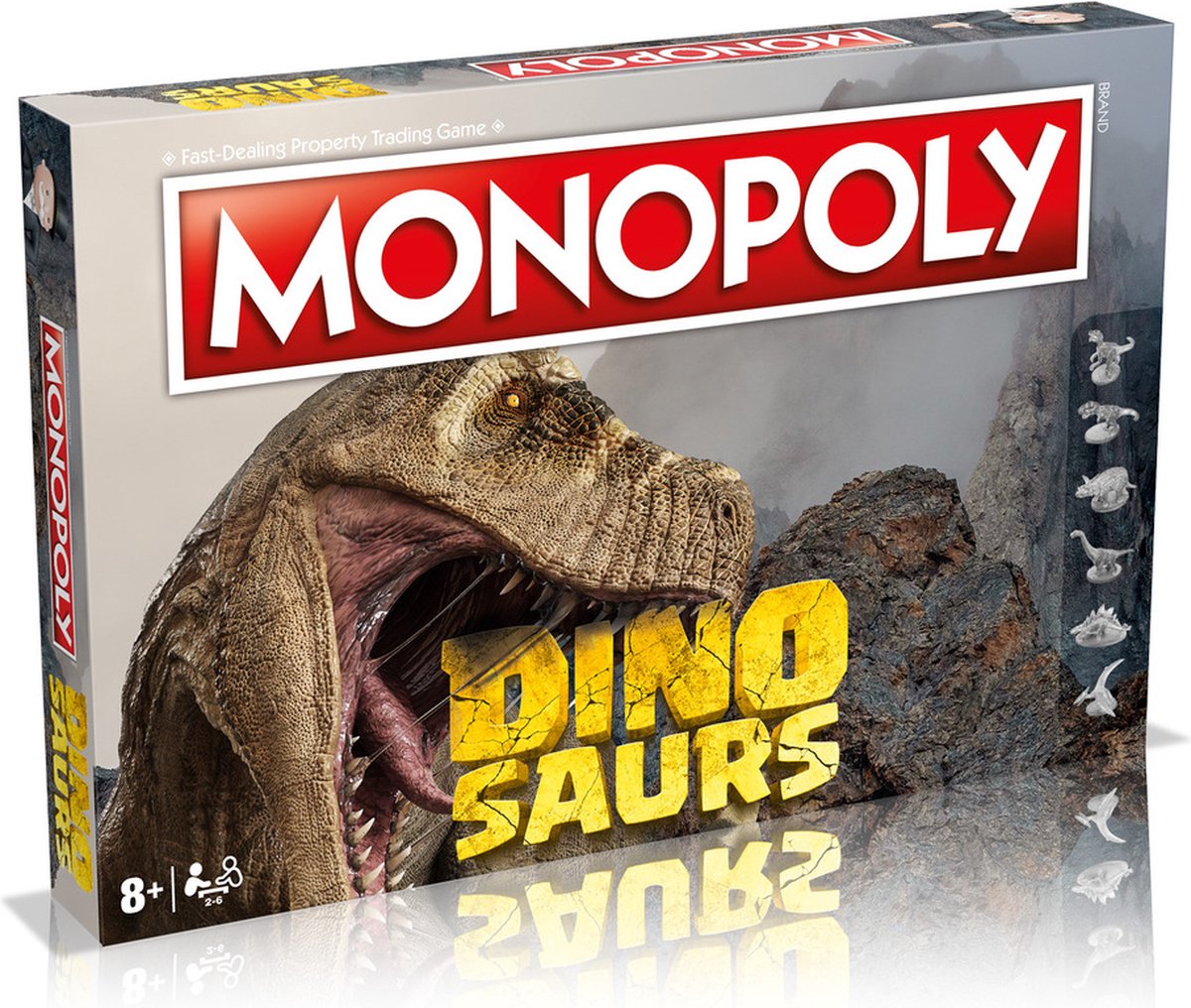 Winning Moves monopoly - bordspel - dinosaurs - engels