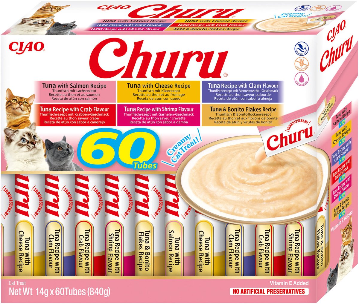 Inaba churu variety box - 60 stuks - chicken variety - 60 stuks