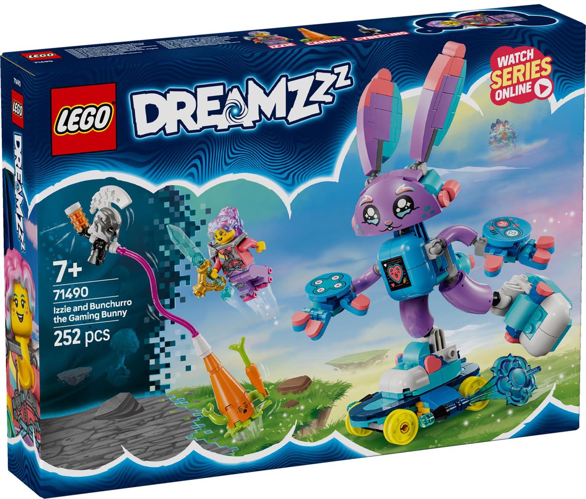 LEGO dreamzzz™ izzie en bunchurro het gamende konijn - 71490