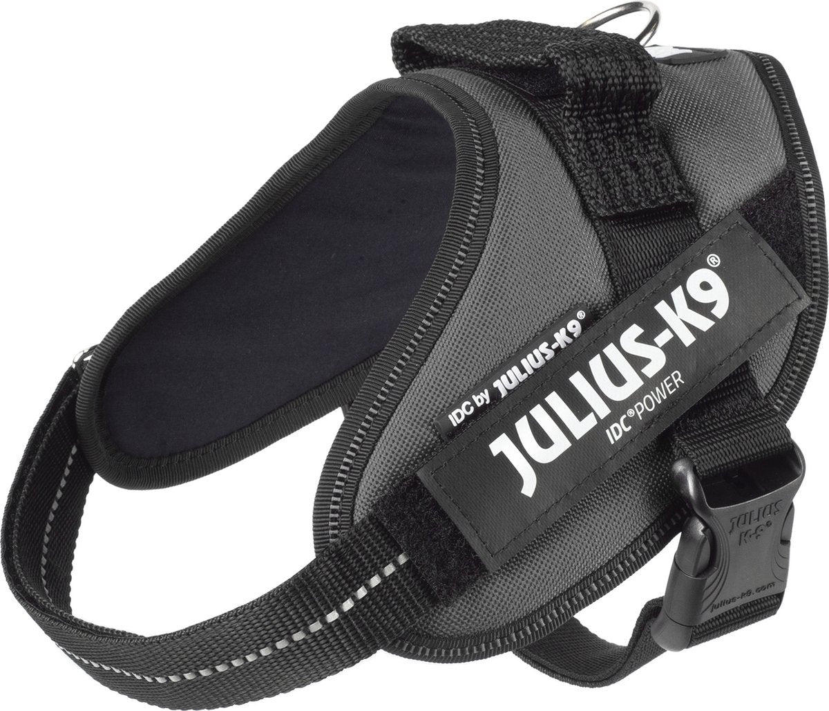 Julius K9 Julius-k9 idc powertuig - hondentuig - s - mini - antraciet