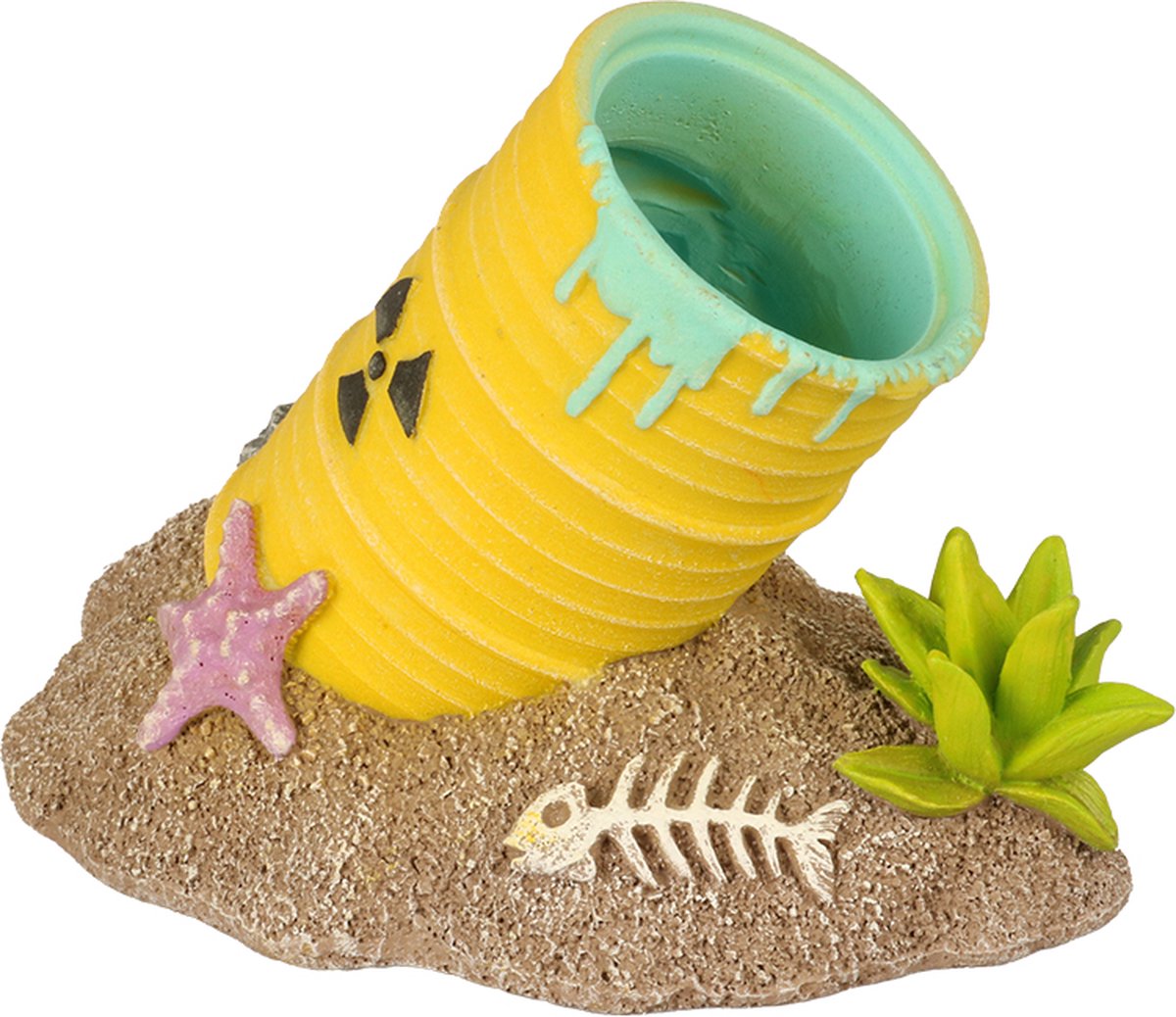 Aqua Della Radioactief vat m - 13x8x9cm meerkleurig