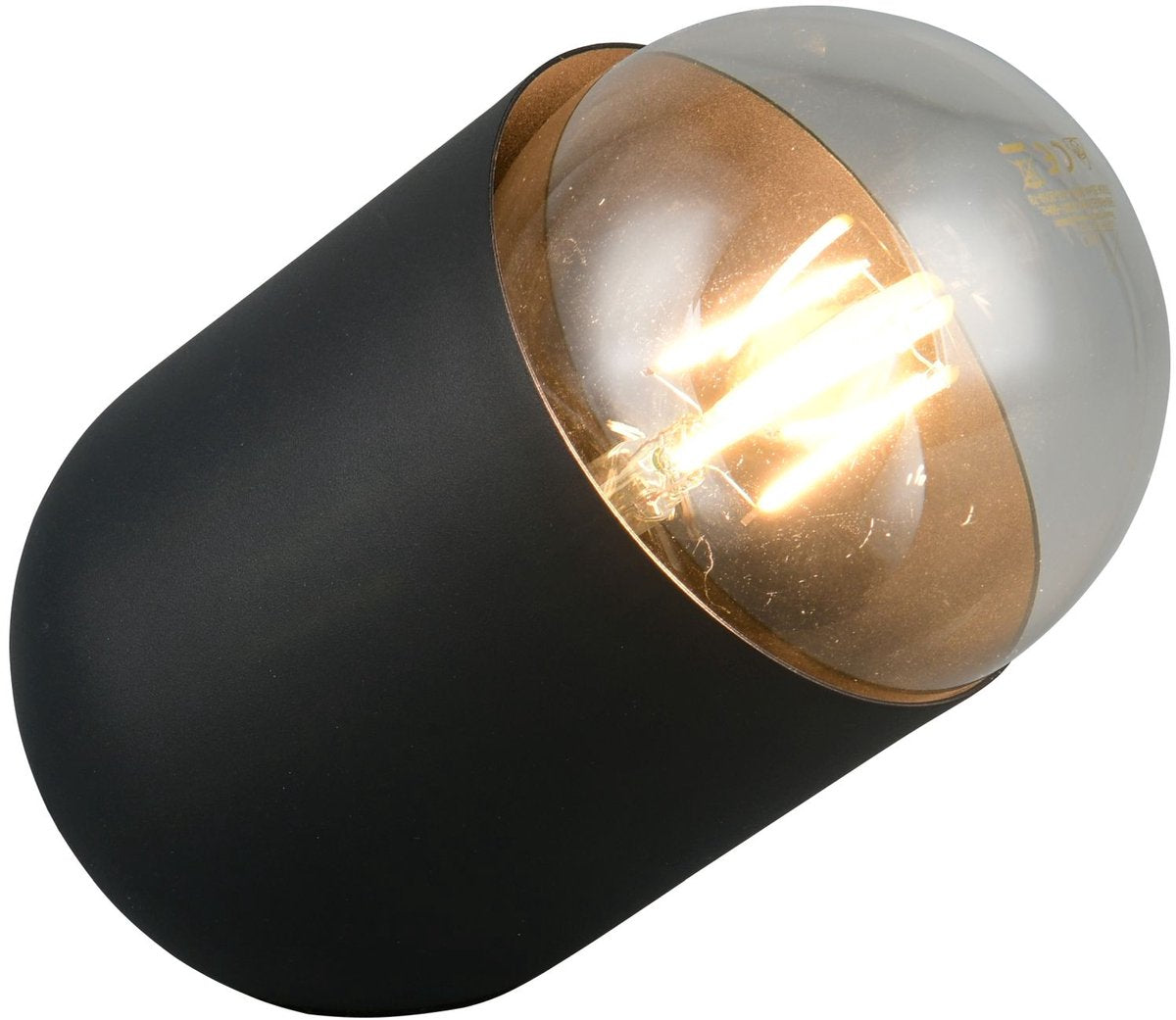 RL LIVE YOUR LIGHT Reality nara - tafellamp - zwart mat - excl. 1x e27 7 w - snoerschakelaar