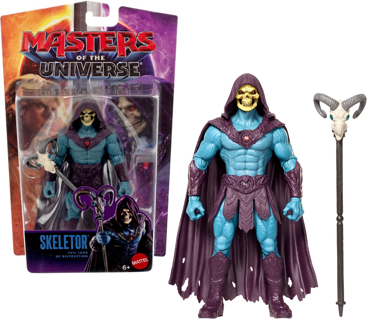 Masters Of The Universe 2026 film skeletor - actiefiguur met verwoesting