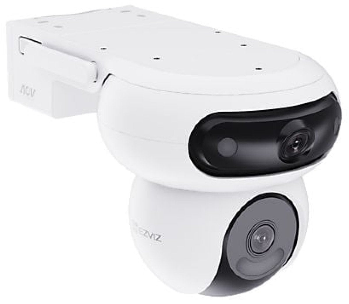 EZVIZ hb90x dual 4g wifi 6 kit – 2k+ dual-lens beveiligingscamera 8w zonnepaneel – 360° pan-tilt- ai detectie auto tracking – colorfull nachtzicht – sirene spotlight-geen maandkosten