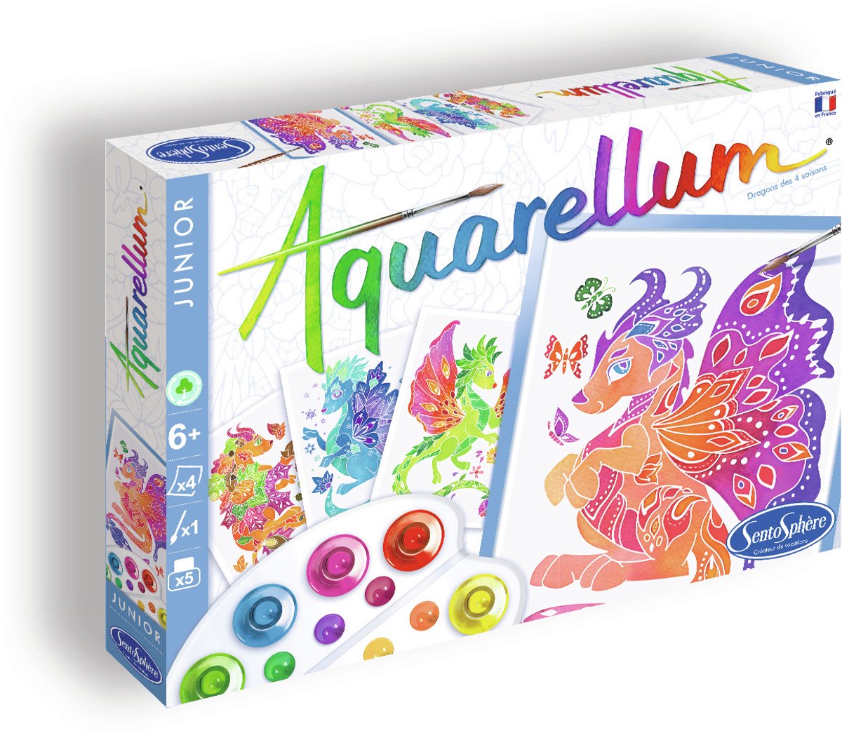 SentoSphère Aquarellum junior 4 seizoenen draken