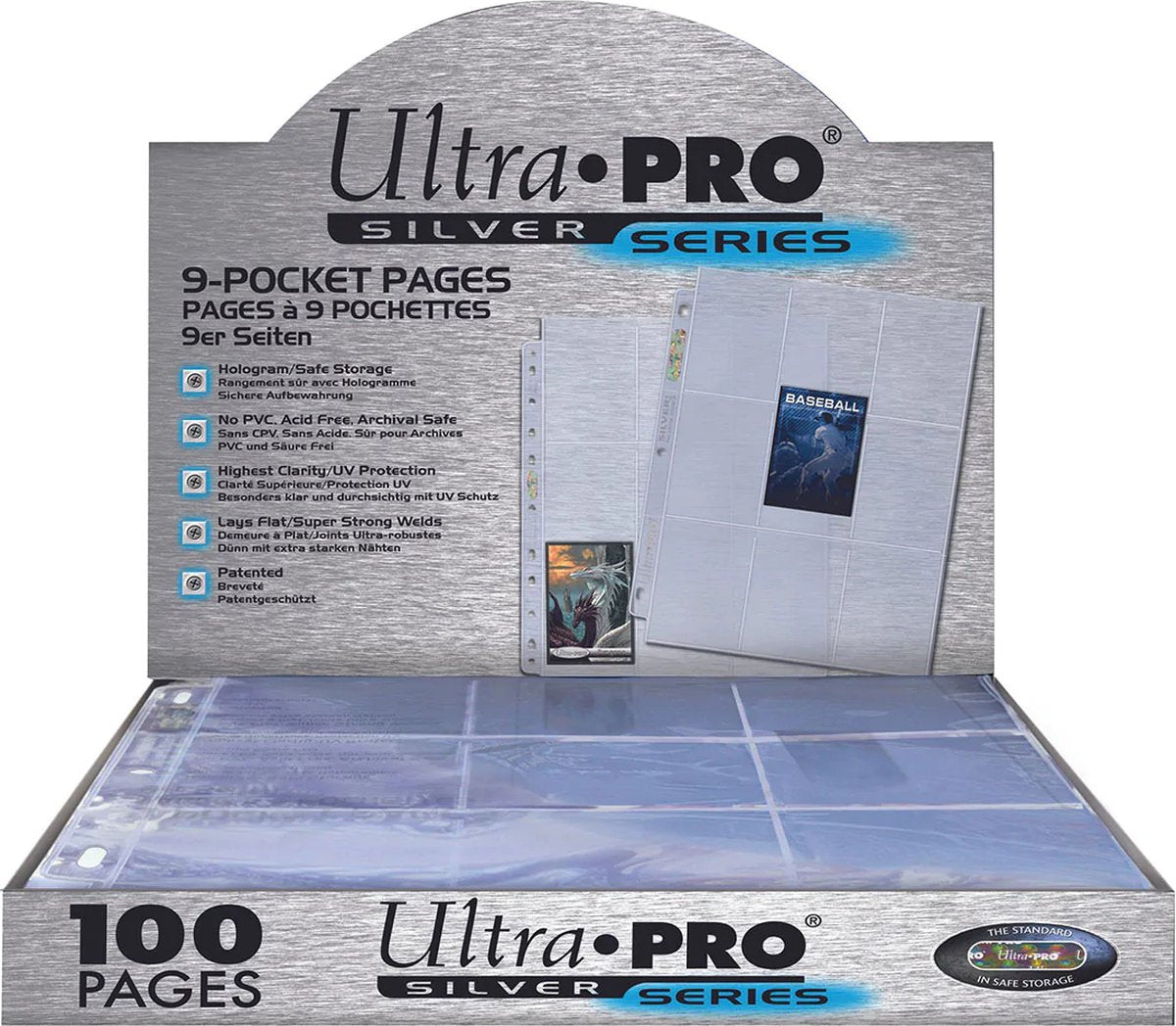 Ultrapro Hologram pages silver 9pocket (100)