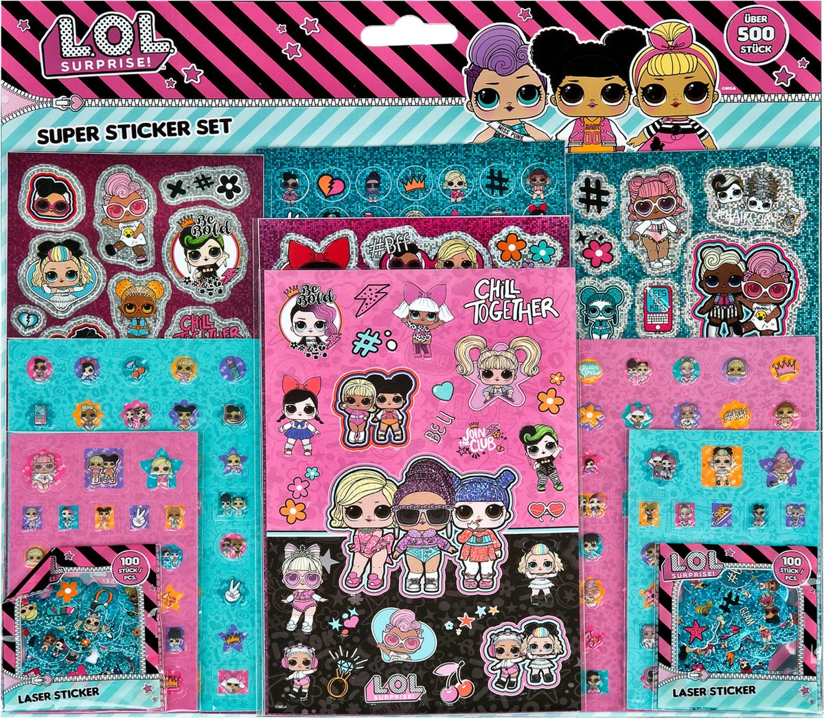 L.O.L. Surprise! Lol super sticker set