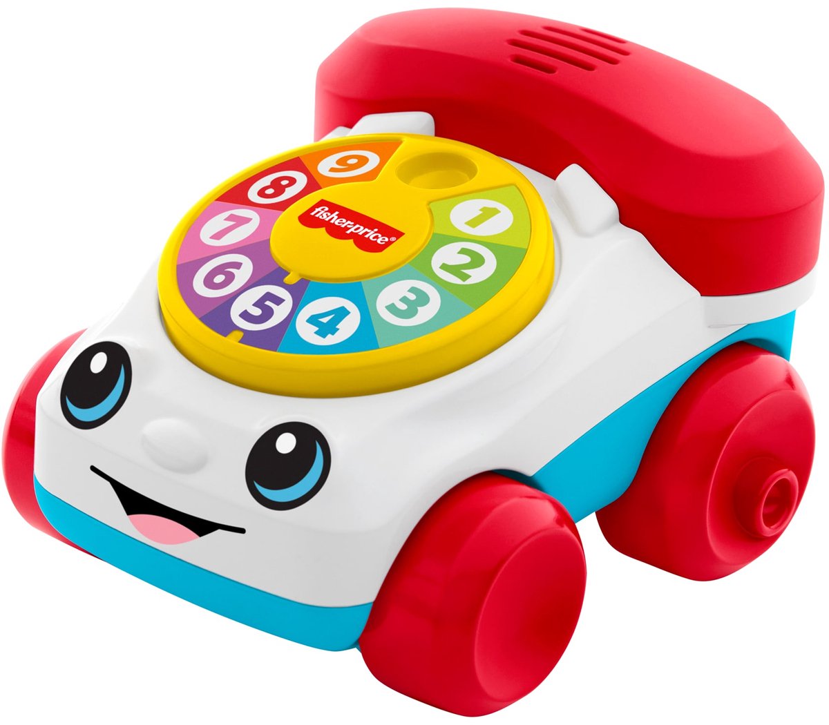 Fisher-Price telefoonvoertuig duwspeelgoed met geluiden