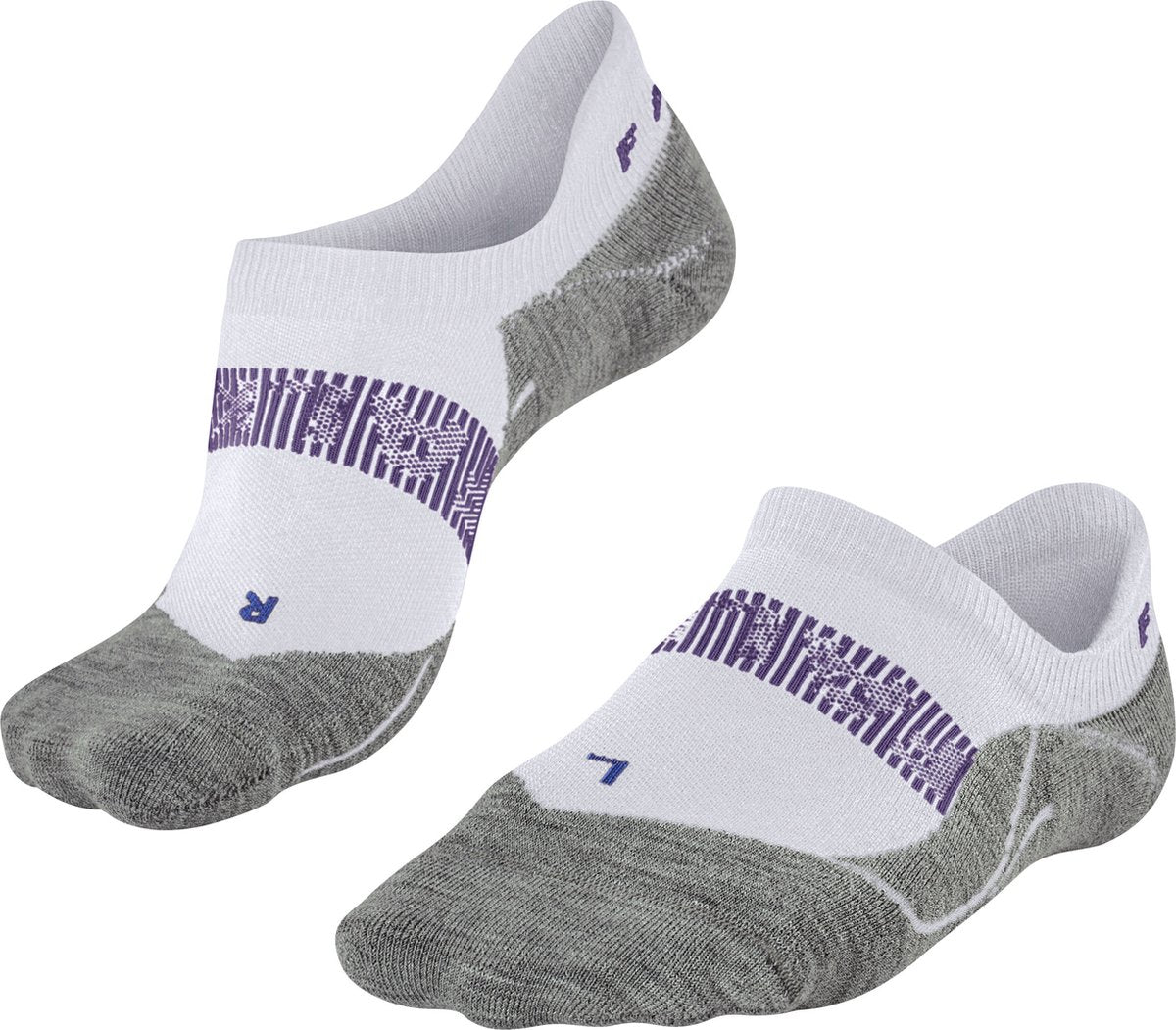 FALKE ru4 cool invisible anti-blaar functioneel materiaal hardloopsokken dames wit - maat 37-38