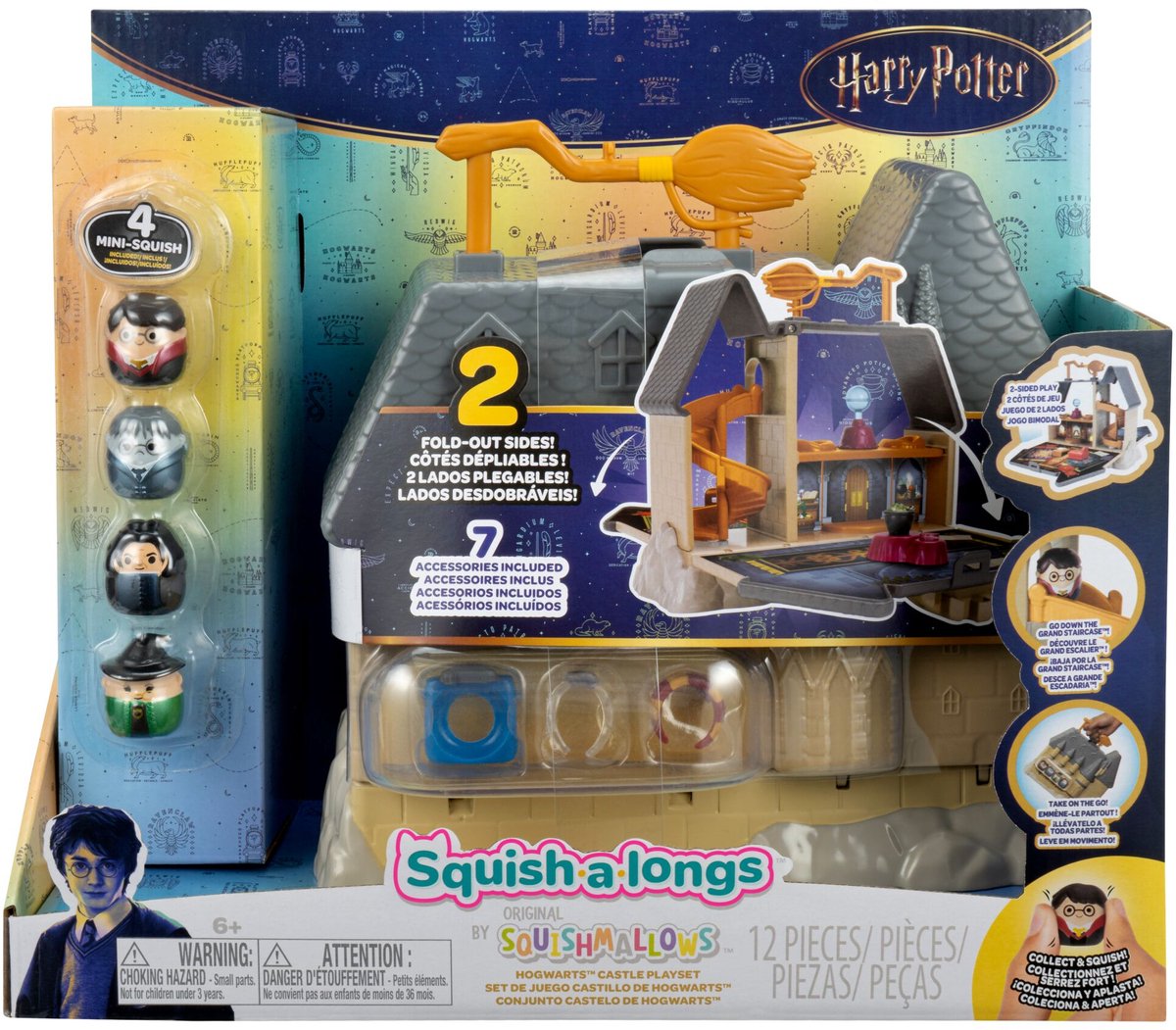 Squishmallows Squish-a-longs - large playset harry potter hogwarts castle playset w1 - intl