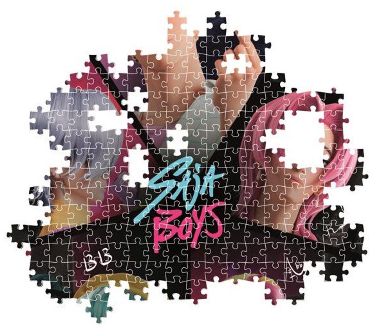 Clementoni K-pop demon hunters puzzel 500 stukjes van compact - kpop huntrix legpuzzel - k pop hobby cadeau voor kinderen vanaf 6 jaar