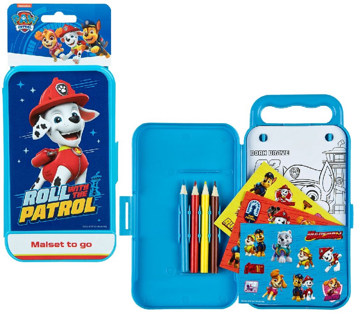 Van Der Meulen paw patrol kleurset - creatieve knutselset voor kinderen.