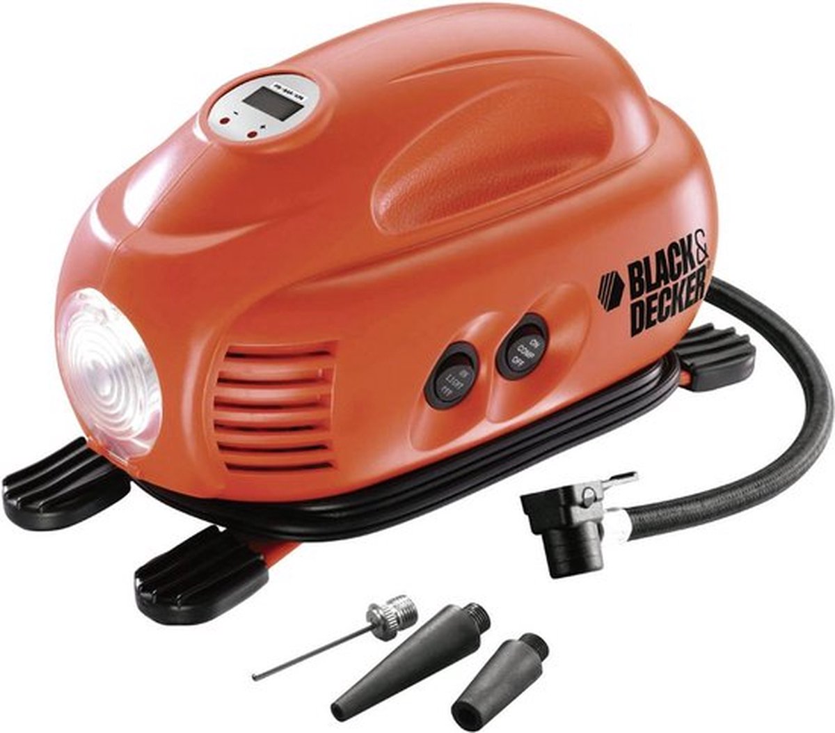 BLACK+DECKER 120 psi 8.27 bar multifunctionele compressor - asi200-xj