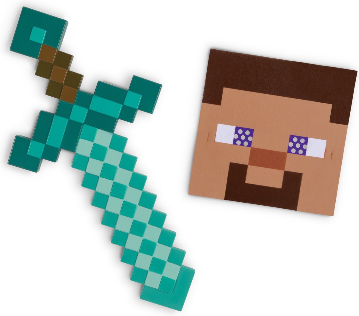 Disguise Minecraft (mojang), minecraft sword mask set, one size child