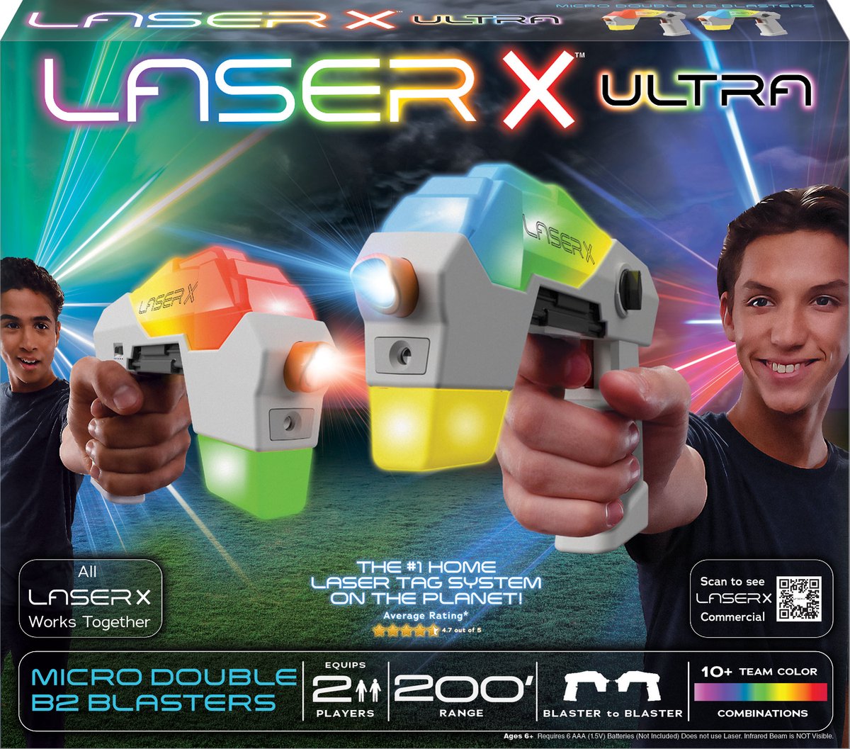Laser X ultra micro b2 blaster lasergame spel