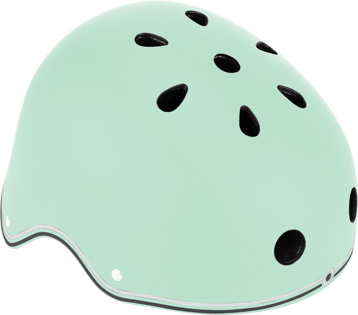 Globber Helm - helm primo xs s - pastelgroen - led verlichting - abs helm met eps schuim - verstelbaar - xs s 48-53cm