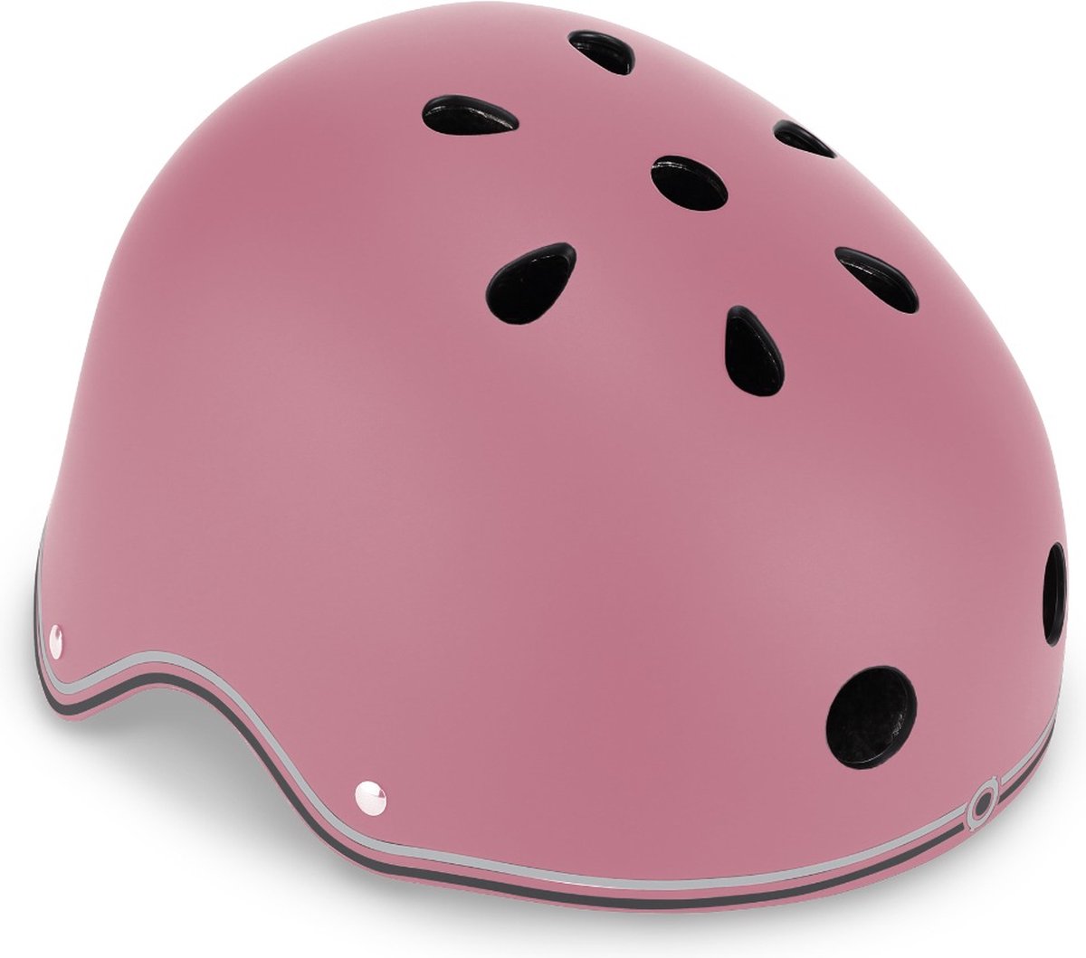 Globber Helm - helm primo xs s pastel pink - roze- led verlichting - abs helm met eps schuim - verstelbaar - xs-s 48-53cm