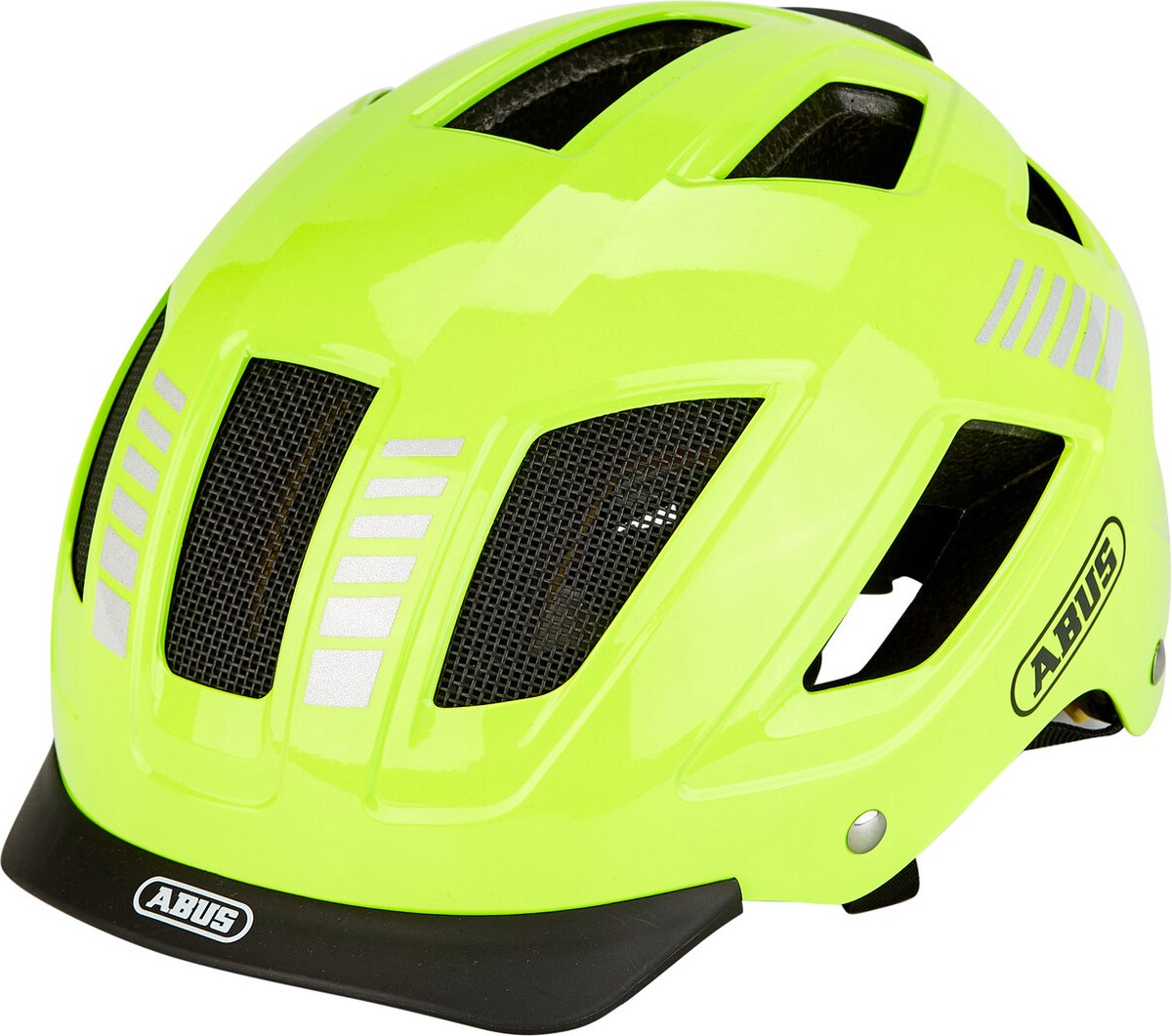 ABUS Fietshelm hyban 2.0 mips signal yellow m - 52-58 cm - geel - geschikt voor gebruik op elektrische fietsen - stadsfietsen - 420 g