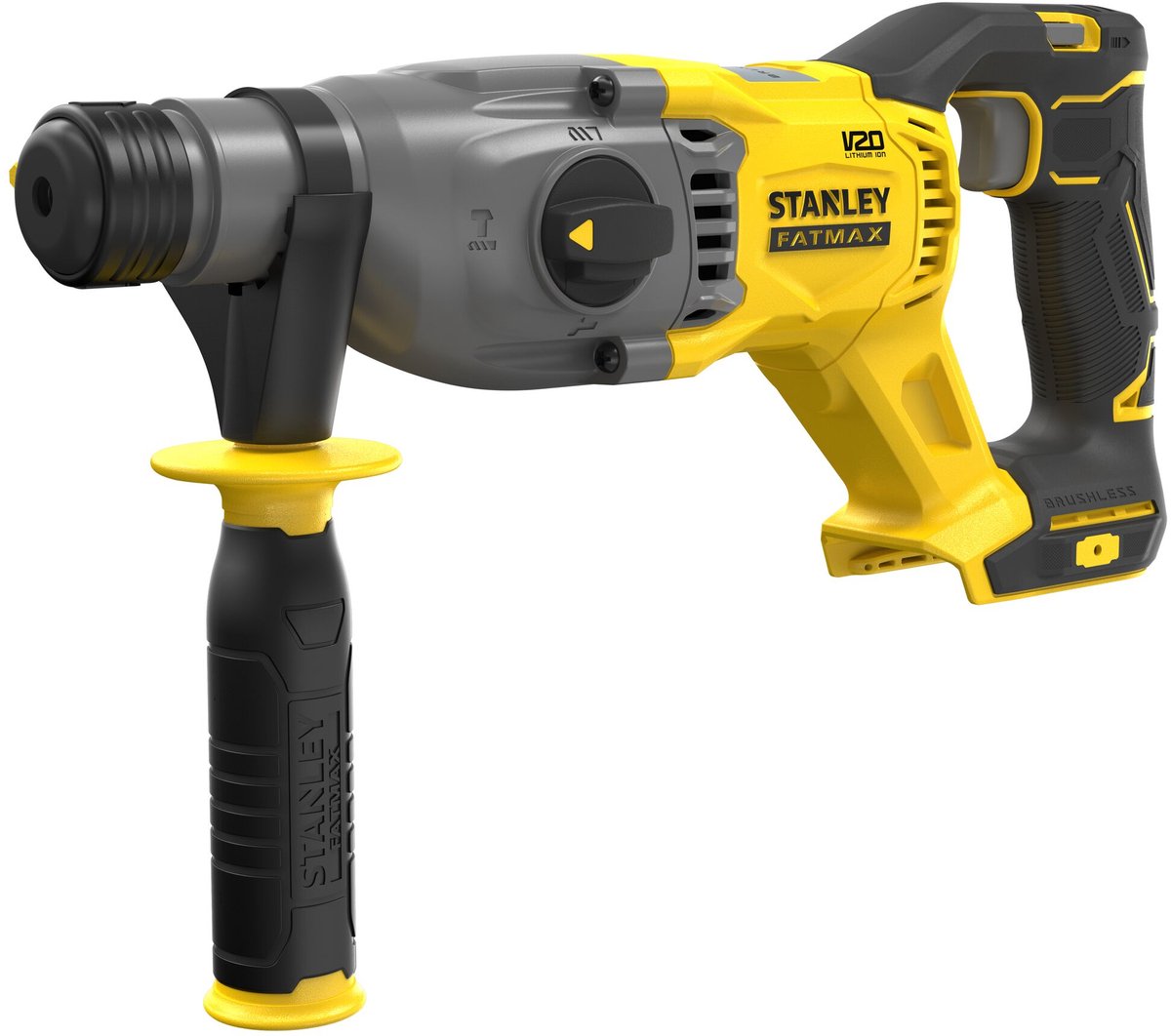 STANLEY fatmax v20 18v brushless sds-plus boorhamer (zonder accu en lader) sfmch900b-xj