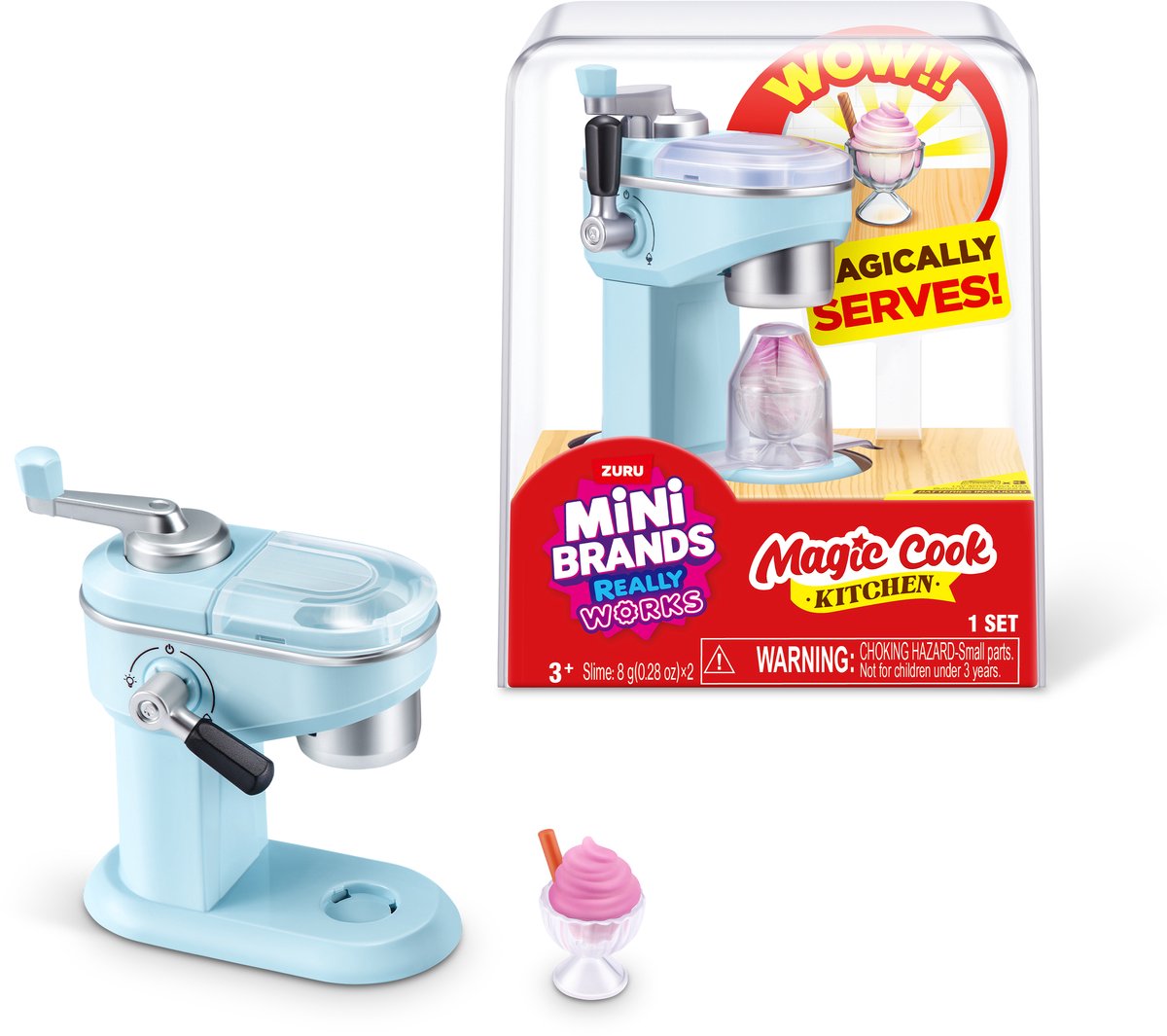 ZURU mini brands really works - magic cook kitchen capsule series 1 - ijs maker