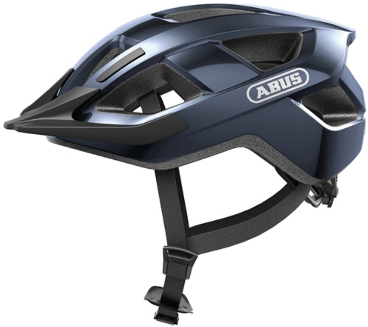 ABUS Fietshelm aduro 3.0 led midnight blue s - 51-55 cm - blauw - geschikt voor gebruik op elektrische fietsen - stadsfietsen - 295 g