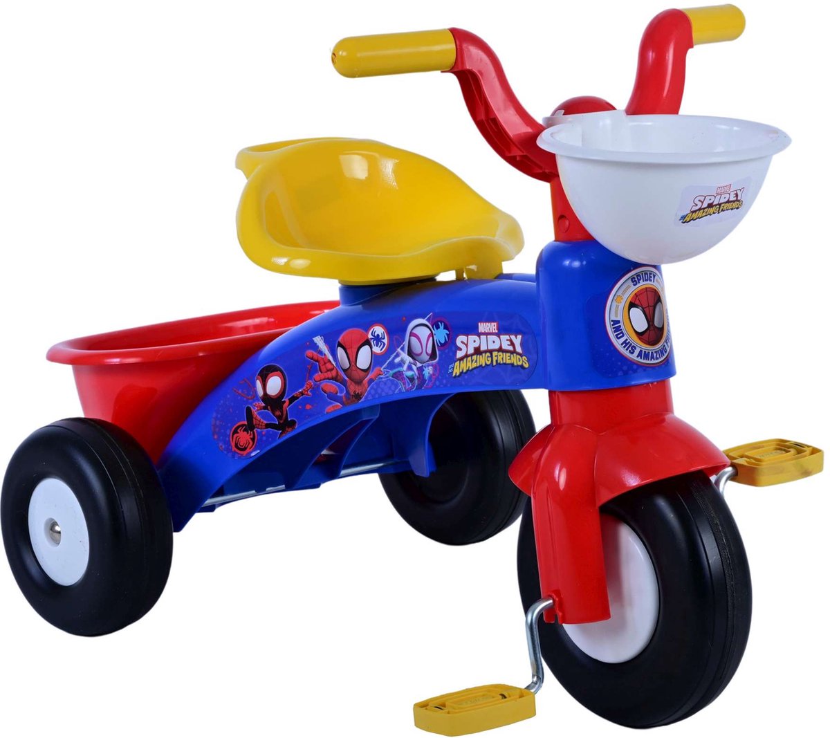 Volare Driewieler marvel spidey - jongens - blauw