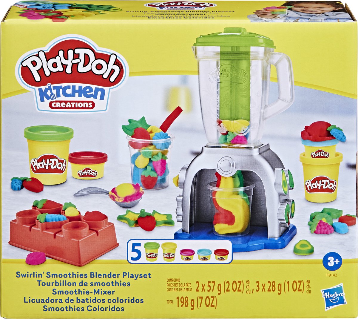 Play-Doh swirlin' smoothies blender - 5 kleipotjes