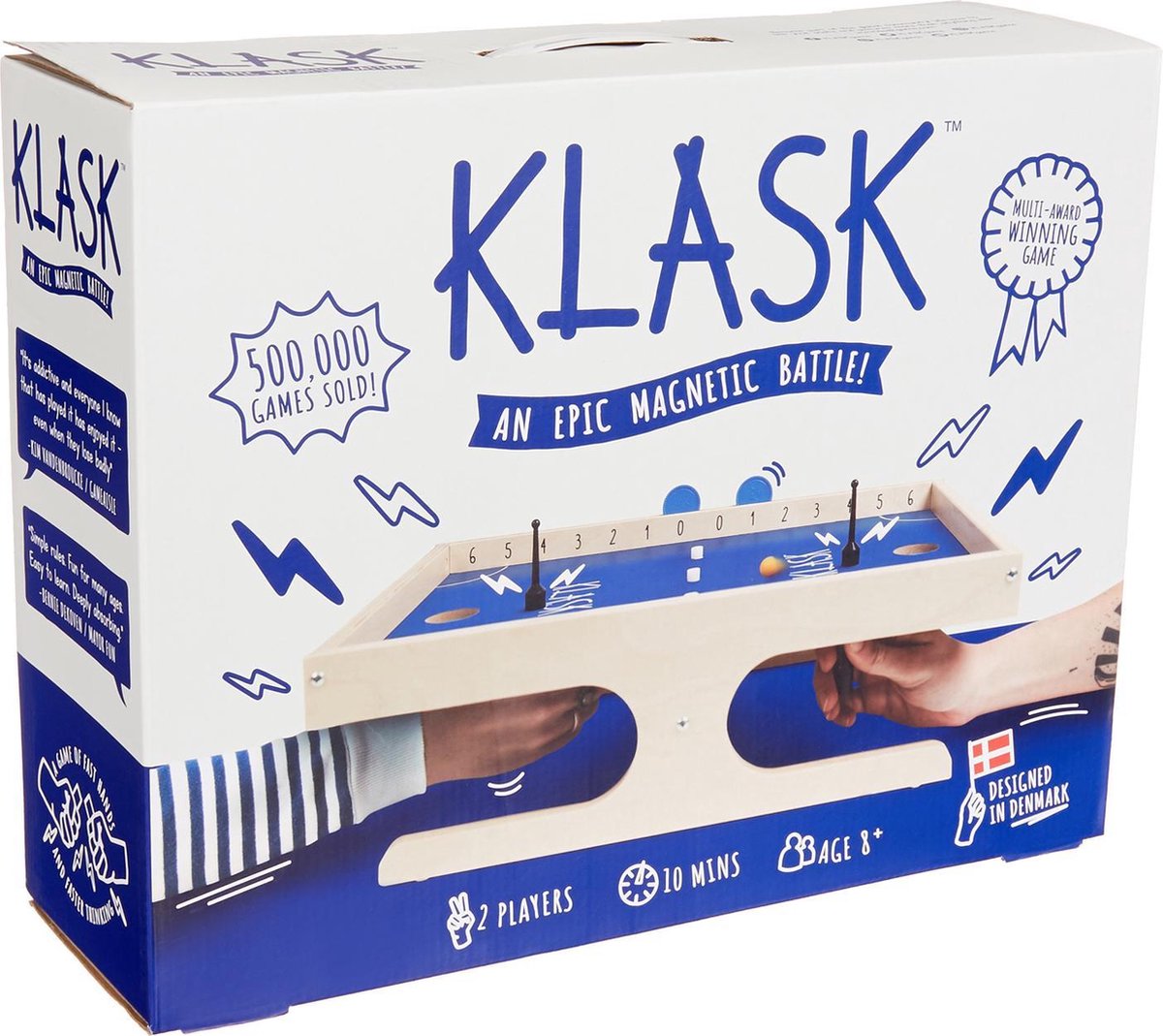 KLASK 2 spelers bordspel - magnetisch spel - bordspellen volwassenen en kinderen