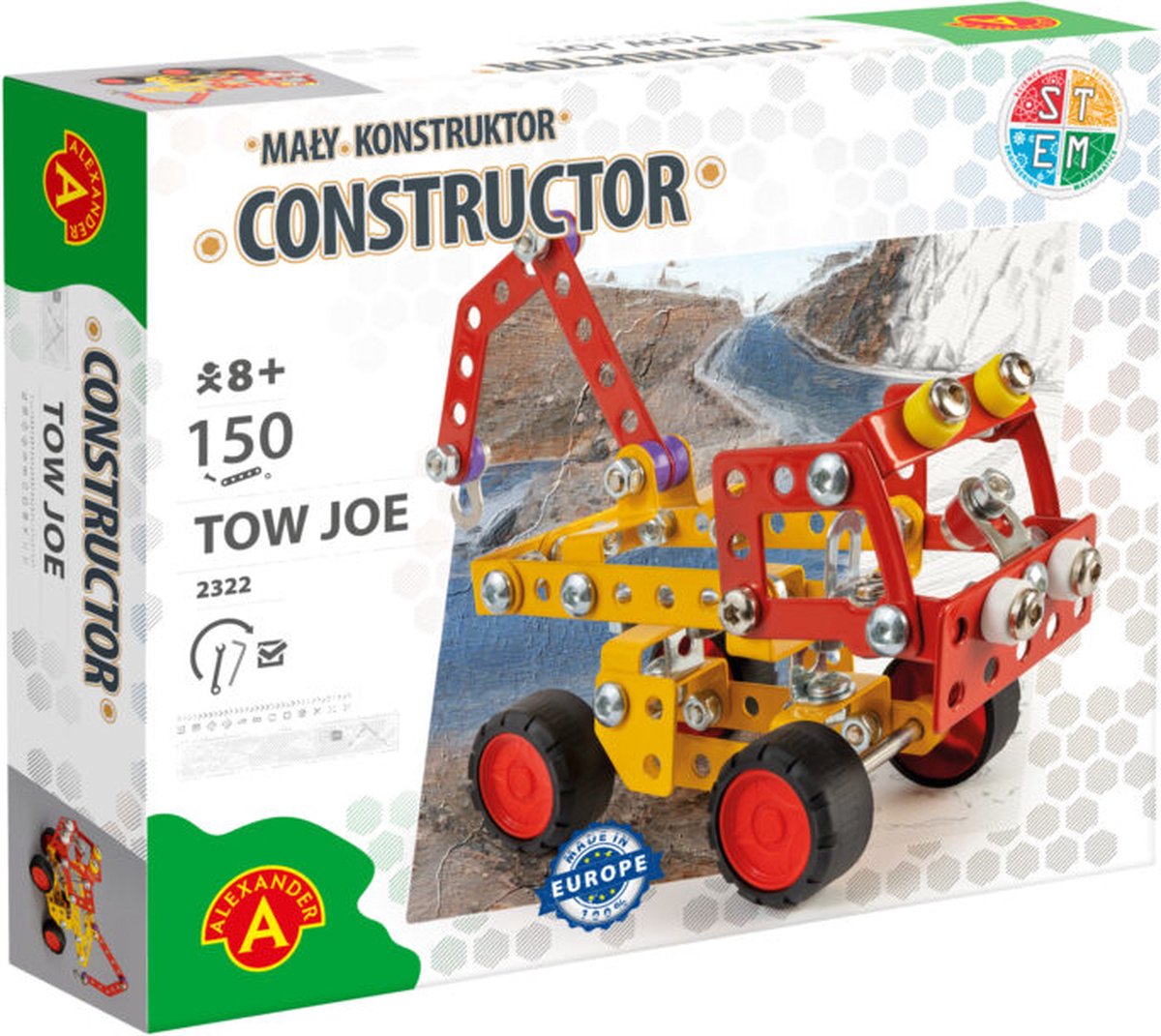 Alexander Toys constructor tow joe - takelwagen - 219 onderdelen