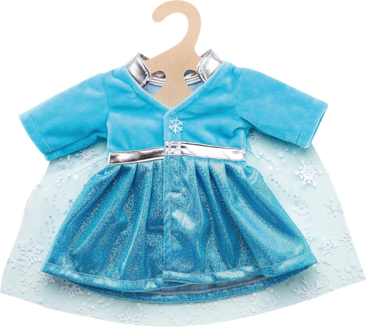 Heless Poppenjurk ijsprinses met cape, 35-45 cm