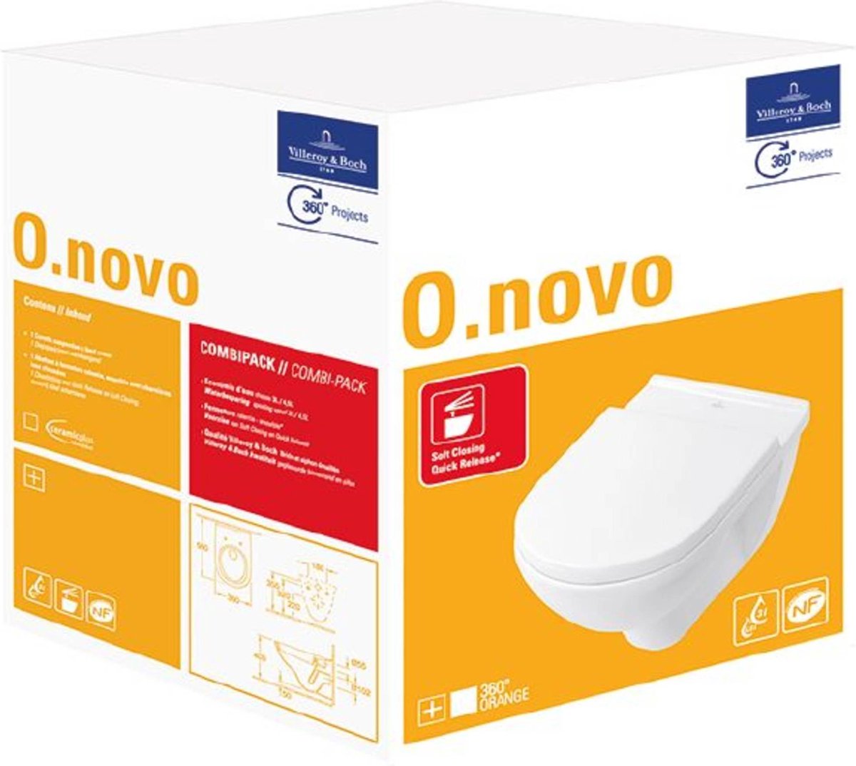 Villeroy Boch toiletpot o.novo