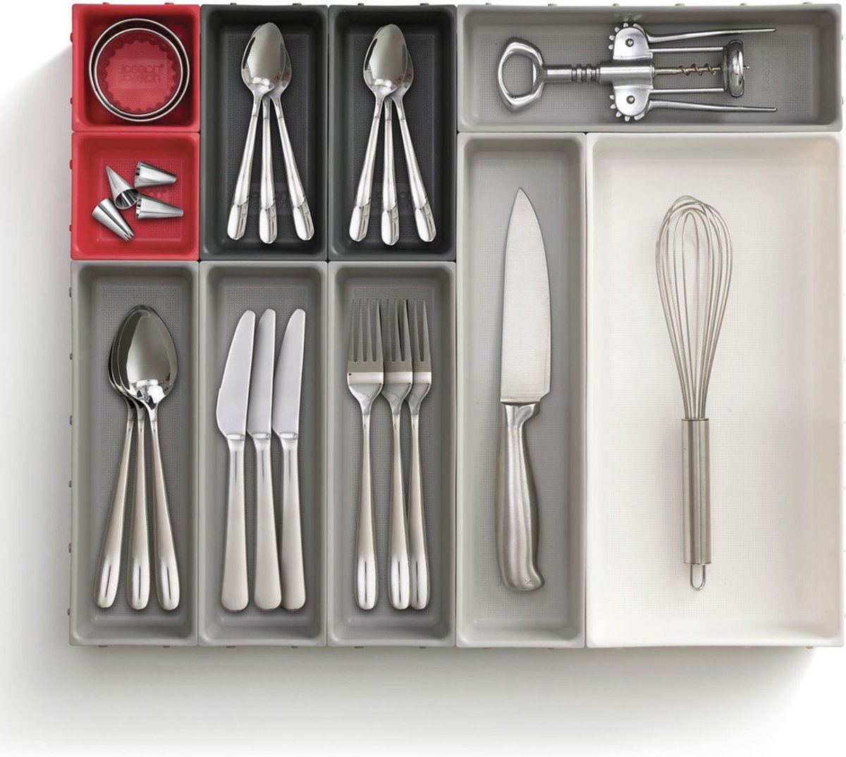 Joseph Joseph blox lade organizer set - ladebak - bestekbak – 10-delig klikbaar – modulair antislip
