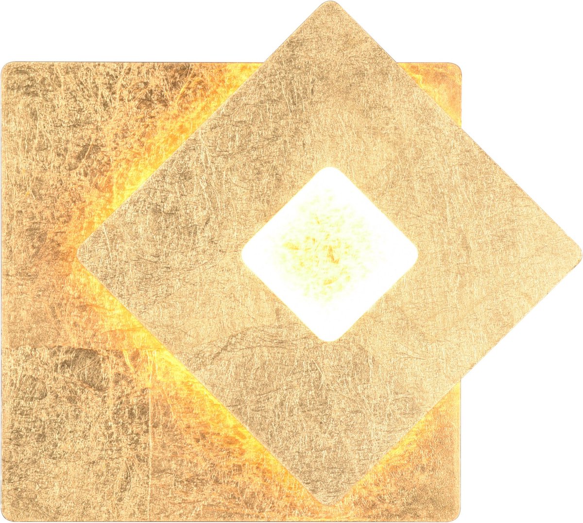 TRIO leano - wandlamp - goud - incl. 1x smd 6w - indirecte belichting - draaibaar