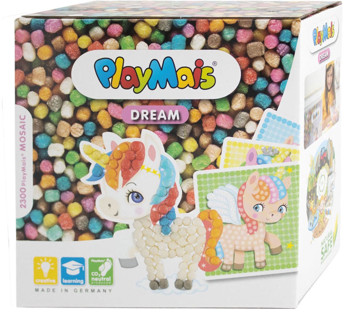 PlayMais mosaic eenhoorn