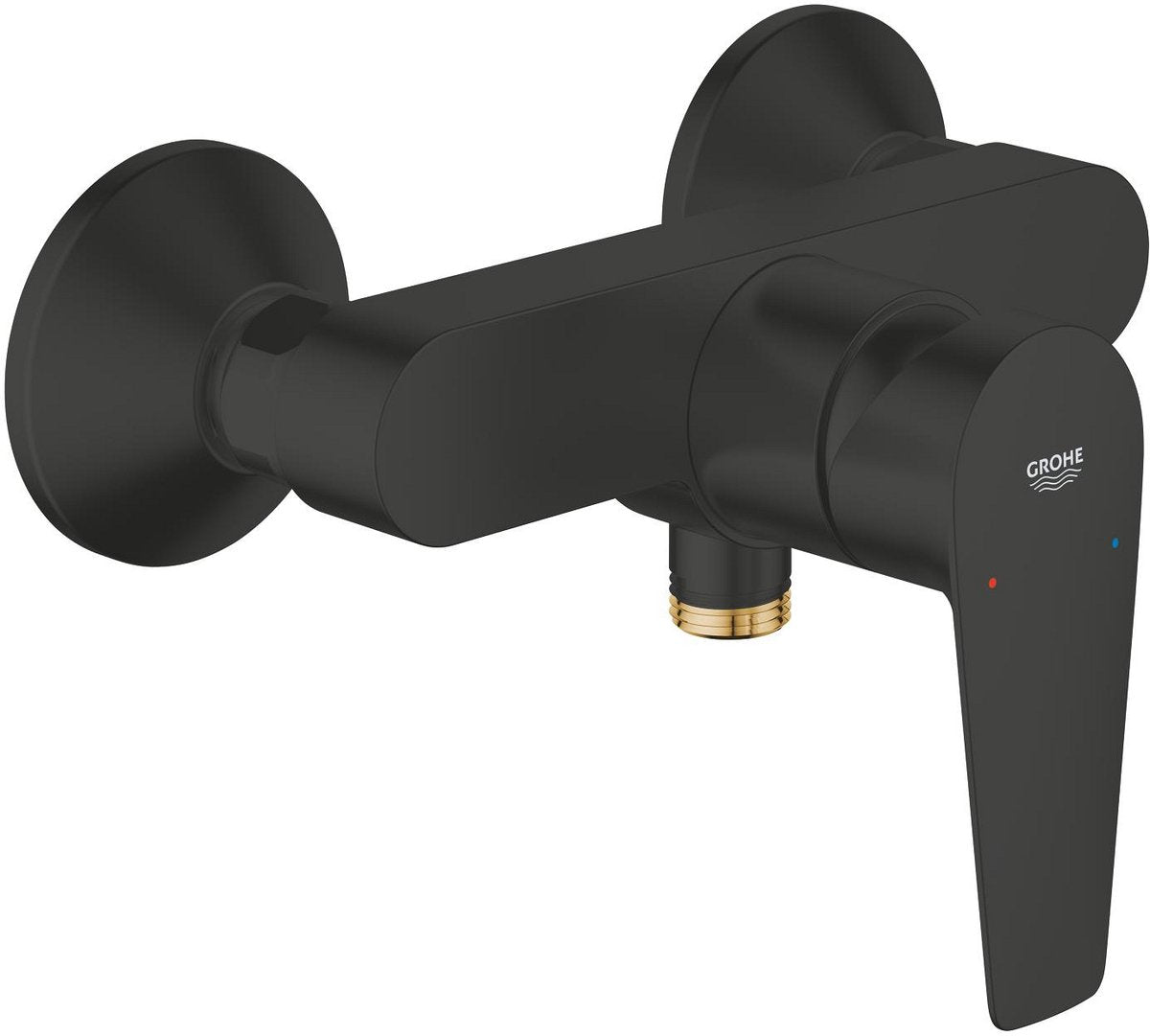 GROHE start edge douchemengkraan – wandmontage – smoothcontrol – inclusief s-koppelingen – matte black
