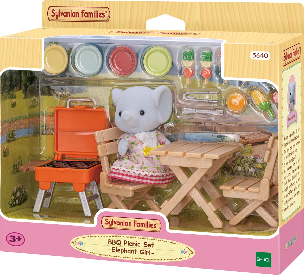 Sylvanian Families 5640 bbq picknickset -olifant meisje