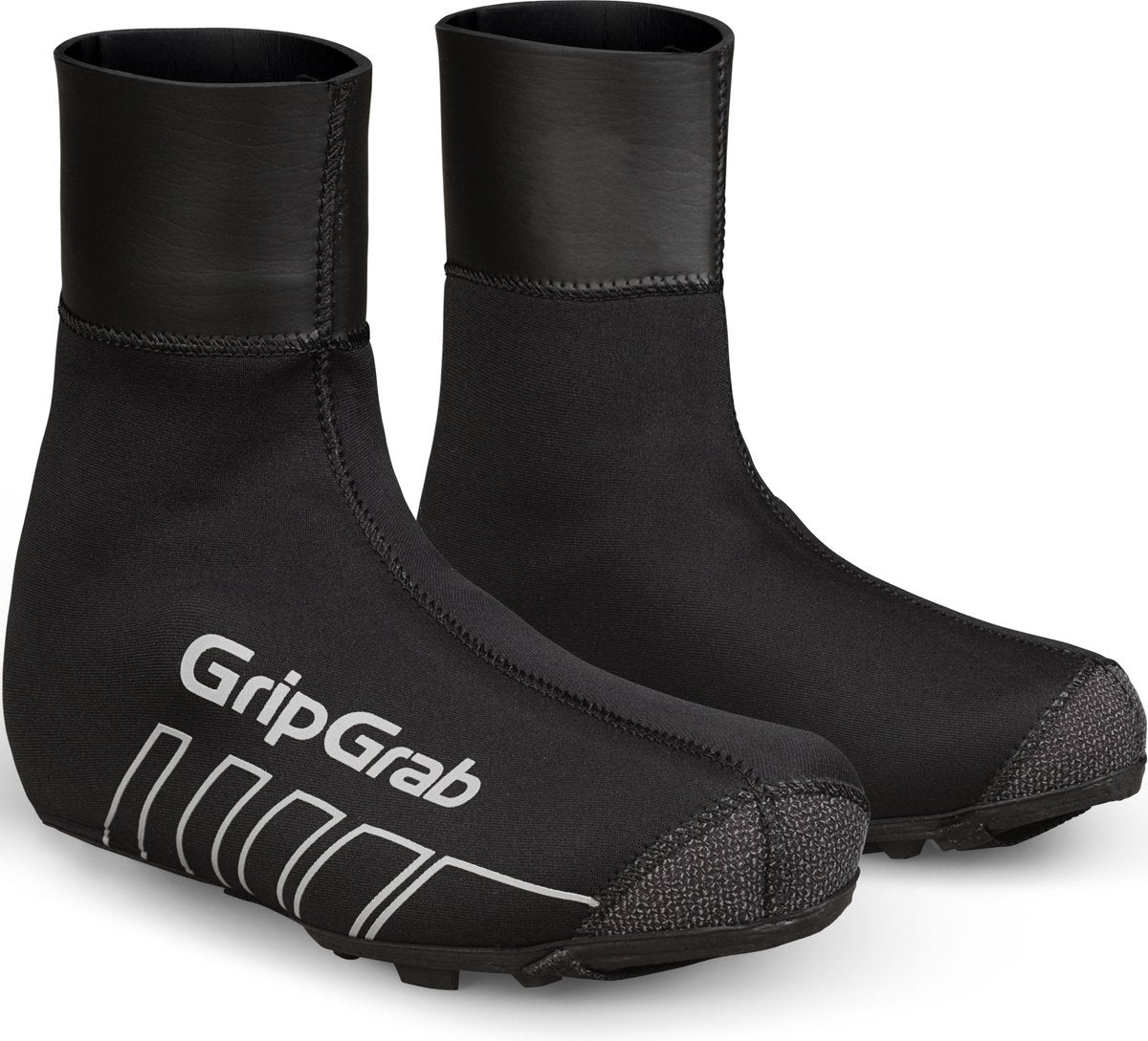 GripGrab - racethermo x waterproof winter mtb gravel fietsoverschoenen mountainbike - zwart - unisex - maat xxxl