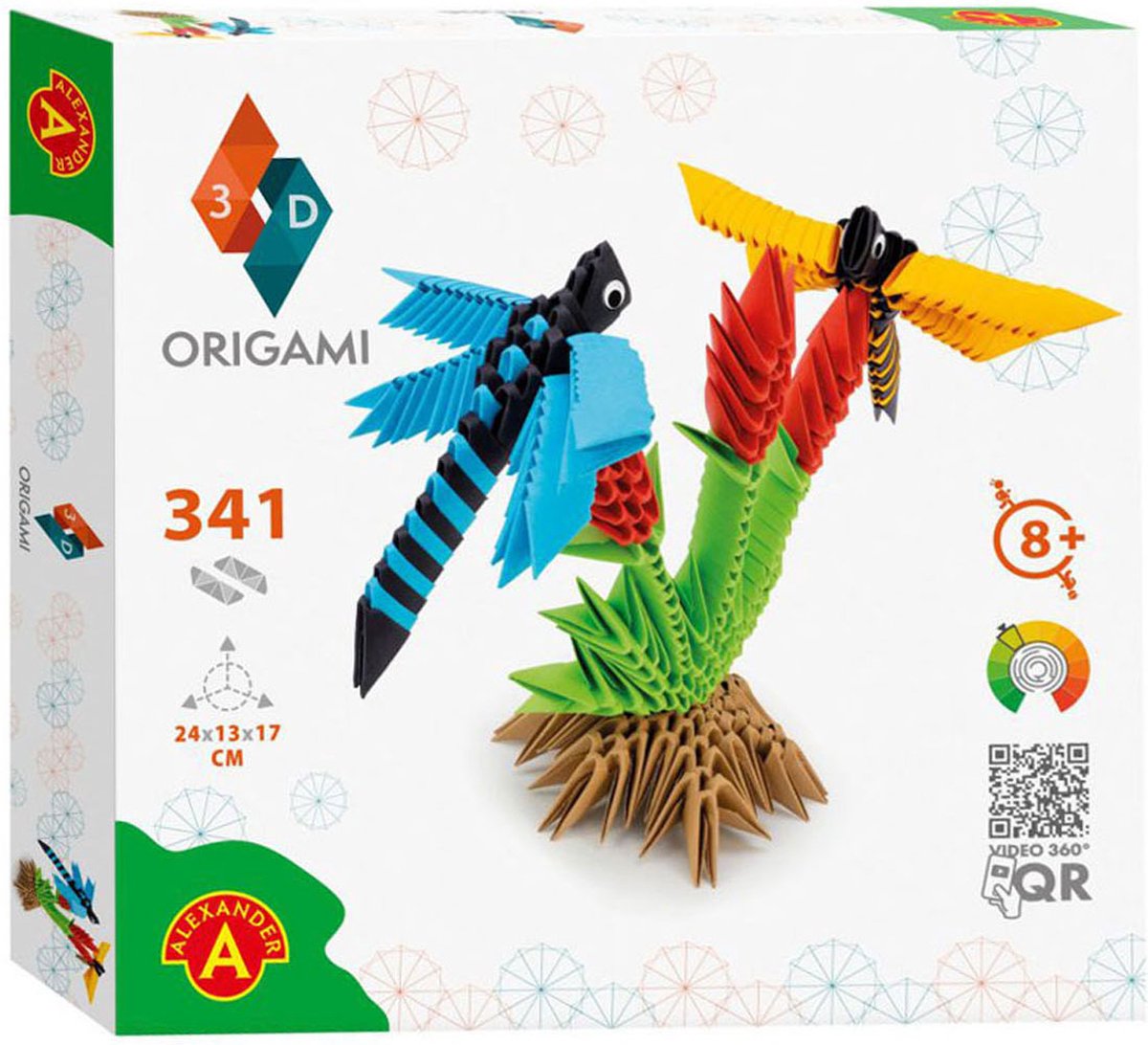 Alexander Toys Alexander - origami 3d - dragonflies - 341pcs