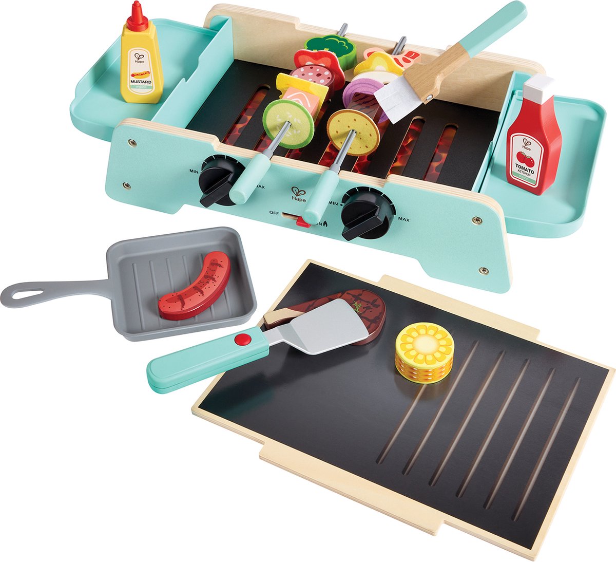 Hape Sissende bakplaat en grill bbq