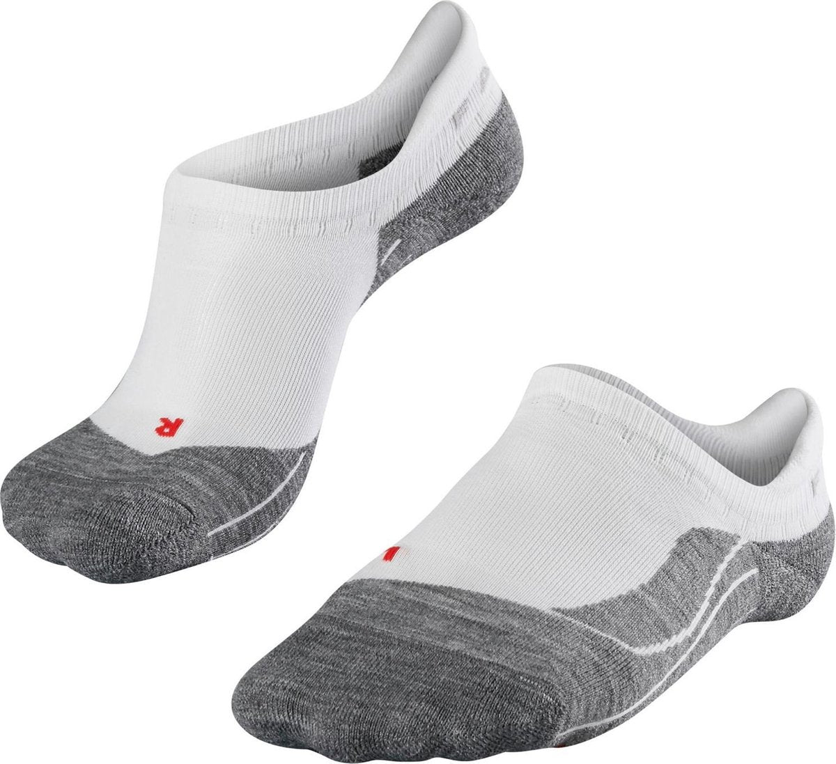 FALKE ru4 invisible anti-blaar katoen functioneel materiaal hardloopsokken dames wit - maat 39-40