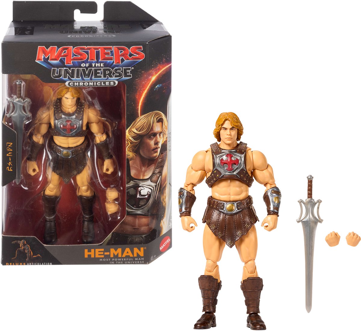 Masters Of The Universe 2026 movie chronicles action figure he-man actiefiguur - 30 beweegbare punten - schaal van 1:12