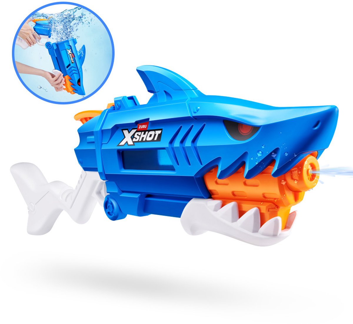 X-SHOT WATER Xshot water shark attack fast-fill water blaster by zuru