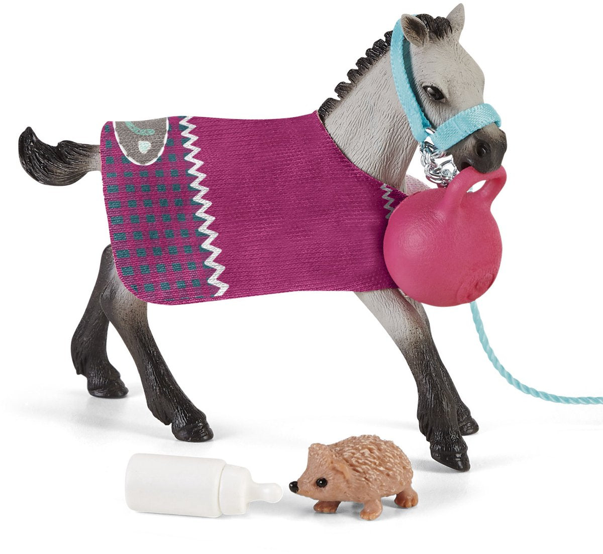 Schleich horse club - spelplezier met veulen - speelfigurenset - kinderspeelgoed voor jongens en meisjes - 5 tot 12 jaar - 42534