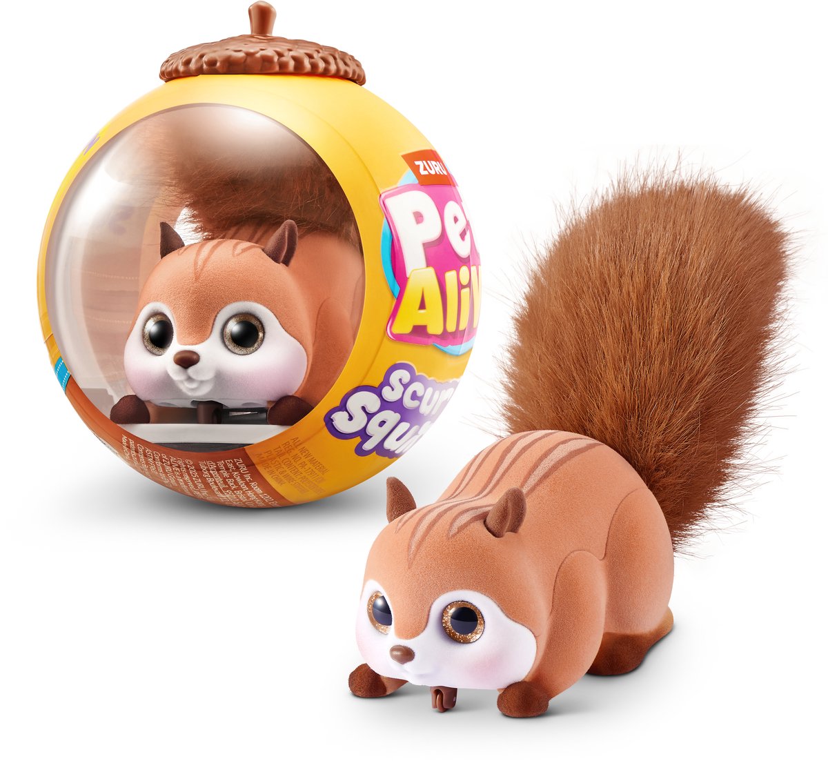 PETS ALIVE scurry'n squirrel (brown)