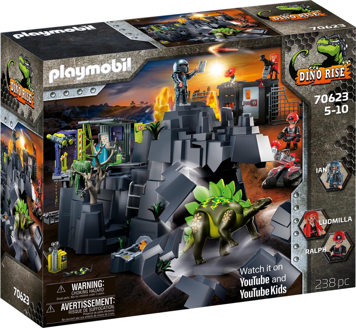 PLAYMOBIL dino rise dino rock - 70623