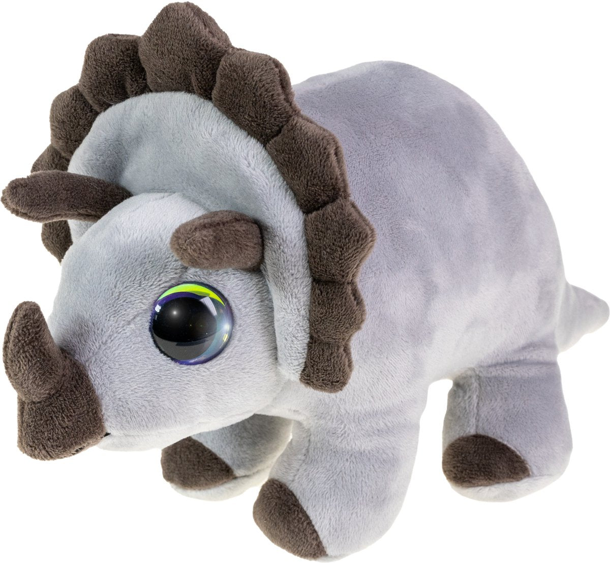 Lumo Stars knuffel - dino triceratops, 15cm