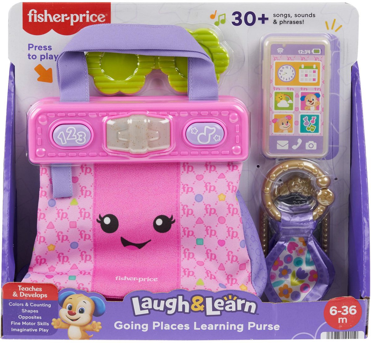 Fisher-Price leerplezier op stap ontdekkingstas